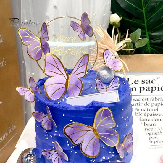 Популярные простые в использовании 2 стиля украшения торта многоцветные пищевые для выпечки