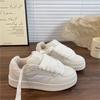 High-value Thick-soled Beige Bread Shoes Women's Trendy Summer New Versatile Sports and Leisure Board Shoes