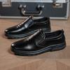 Мужские повседневные кожаные туфли с мягкой подошвой, удобная износостойкая подошва, мужские туфли в стиле ретро, деловые повседневные кожаные туфли с тиснением