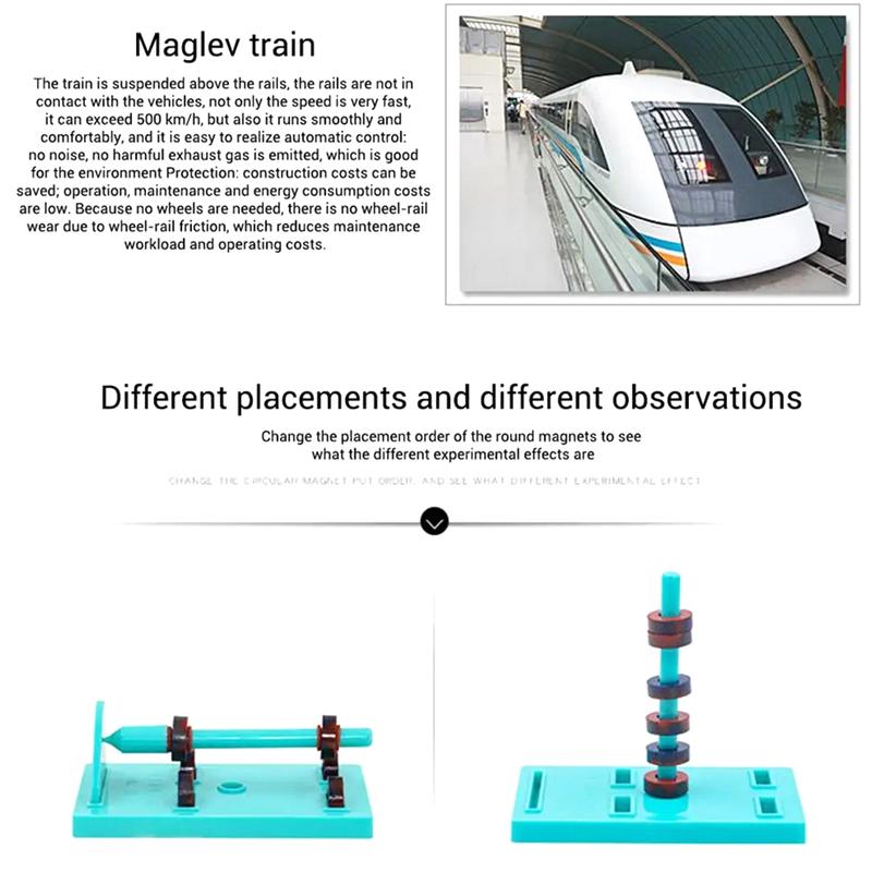 1 набор лабораторных магнитов для юных ученых для образования, инструменты для научных экспериментов, включая стержневые/кольцевые/подковообразные/магниты-компасы