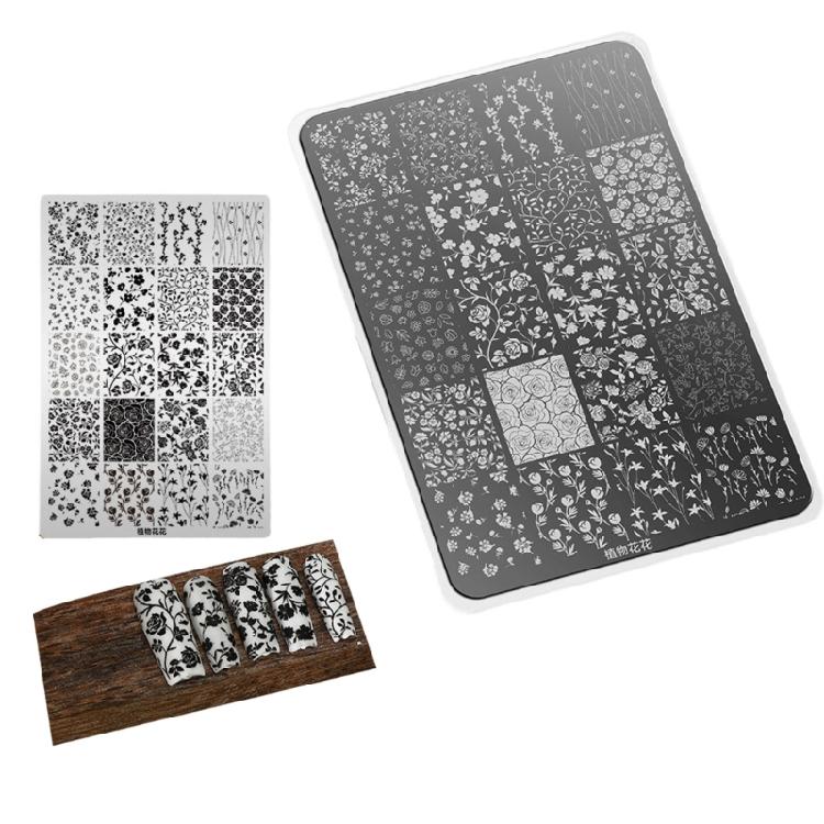 Нержавеющая Сталь Пластины для Стемпинга Маникюра Профессиональные Шаблоны для Нанесения Гель-Лака