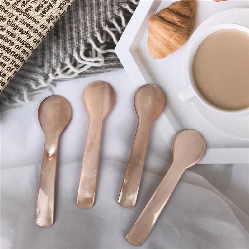 ZISIZ Seashell Design Caviar Spoon Set