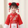Tassel Chinese New Year Headwear Butterfly Ancient Style Red Hairband Children Wig Headband  Daily