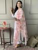 Women Designer Party Wear Salwar Suit Indian Bollywood Chanderi Top Tunic Kurti Suit Dress