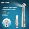 Niceden AI-X600L 21W Power Stainless Steel Standard Head Air Turbine High Speed Handpiece Dentals Optical LED N-Coupling Tools Materials