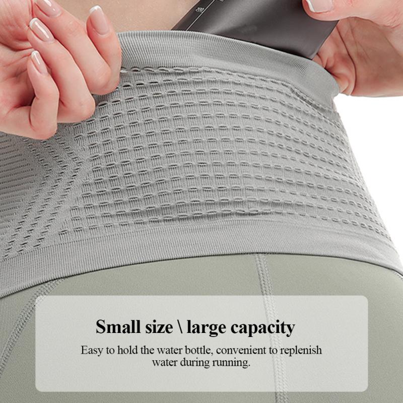 Мужская и женская сумка на пояс для бега, большая вместимость, дышащая, нескользящая, держатель для телефона, поясная сумка для отдыха на открытом воздухе