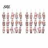 Classic Soldier Design Hanging Decor Christmas Nutcracker Ornaments for Tree, Wooden Tree Decorative Pendants Holiday Decoration, 2D Flat Xmas