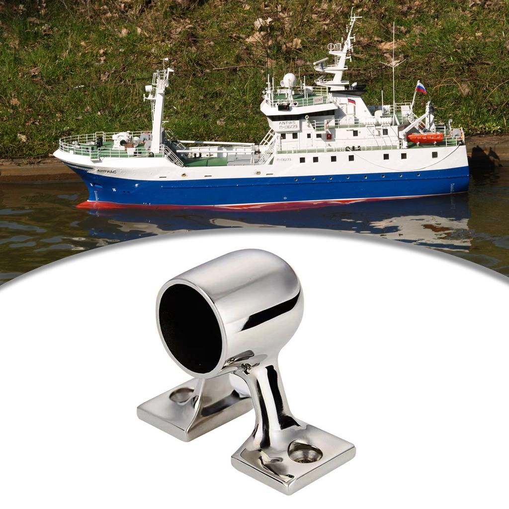 Опора для ног из нержавеющей стали морского класса 316. Прочная и устойчивая к ржавчине сверхмощная опора для рельсов. Простая установка.