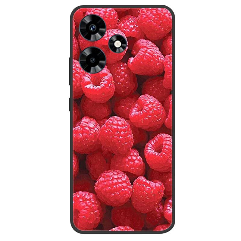 For Infinix Hot 30 Case Soft Black Silicone Bumper Butterfly Phone Cover for Infinix Hot 30 X6831 Cases Hot30 Fundas Coque