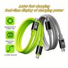 Силиконовый кабель USB C на Type-C 240 Вт с цифровым дисплеем, супербыстрой зарядкой и отображением мощности в реальном времени для Huawei, , Samsung