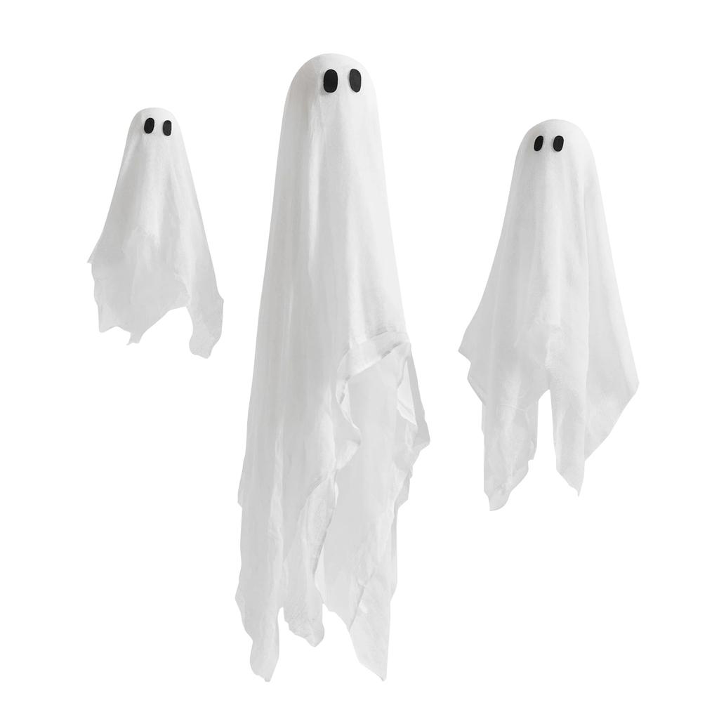 3pcs-Pack Halloween Glowing Horror Atmosphere Decoration Hanging Festive Atmosphere Cute Glowing Ornaments