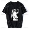Sexy Girl Hentai Unisex Cotton Religious Tshirt Sado Happy Clothes Harajuku Street Clothing Unisex Shirt Summer Women Unisex Tops