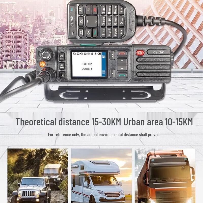 Caltta ZTE PM790 U(1) Профессиональное цифровое trunking-радио для транспортных средств (Китайская версия)