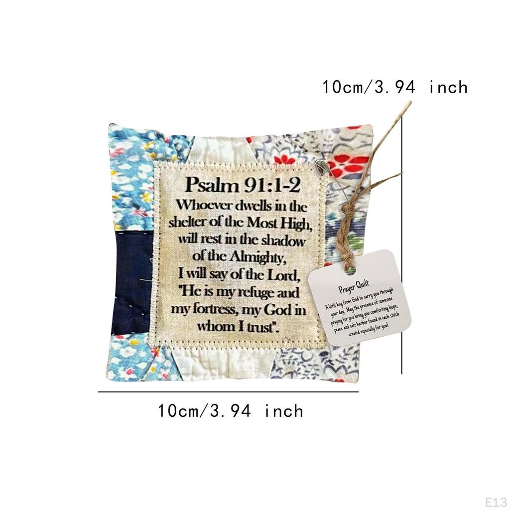 Cross Inside Prayer Quilt for Holiday Decor And Gift