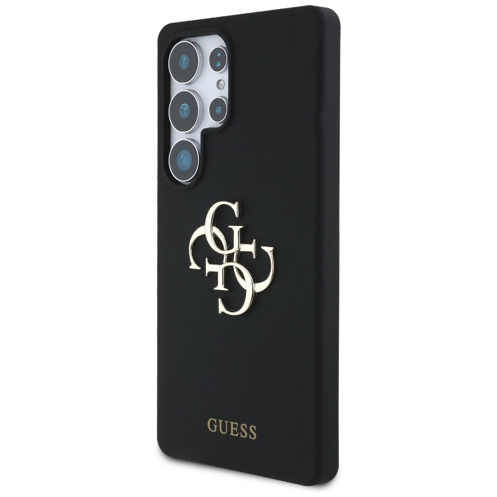 Чехол для Samsung Galaxy S25 Ultra Guess Силиконовый 4G Логотип Script