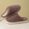 Cotton Slippers Women's Winter  New Indoor Home Home Home Non-slip Warm Plush Slippers Men's Winter