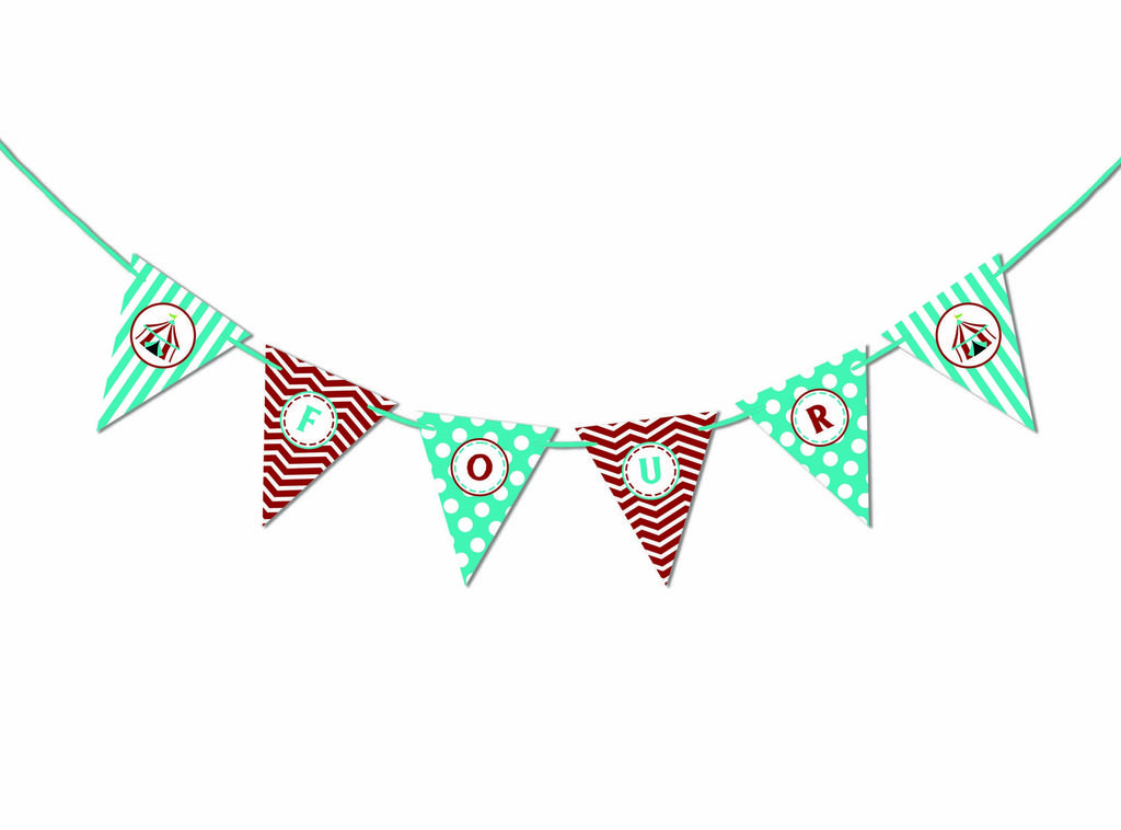 Inkdotpot Birthday Party Decorations Happy Birthday Party Garland Baby Boy Or Girl Gender Neutral Pennant Banner