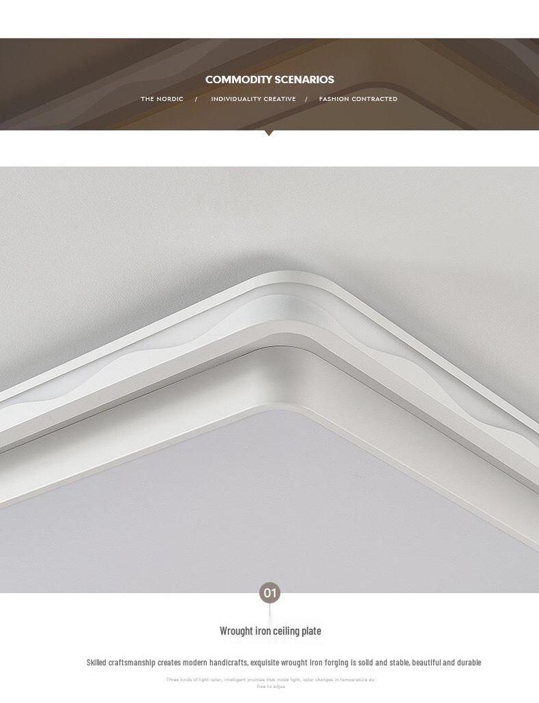 Modern Minimalist Ceiling Light for Living Room, Bedroom, and Study