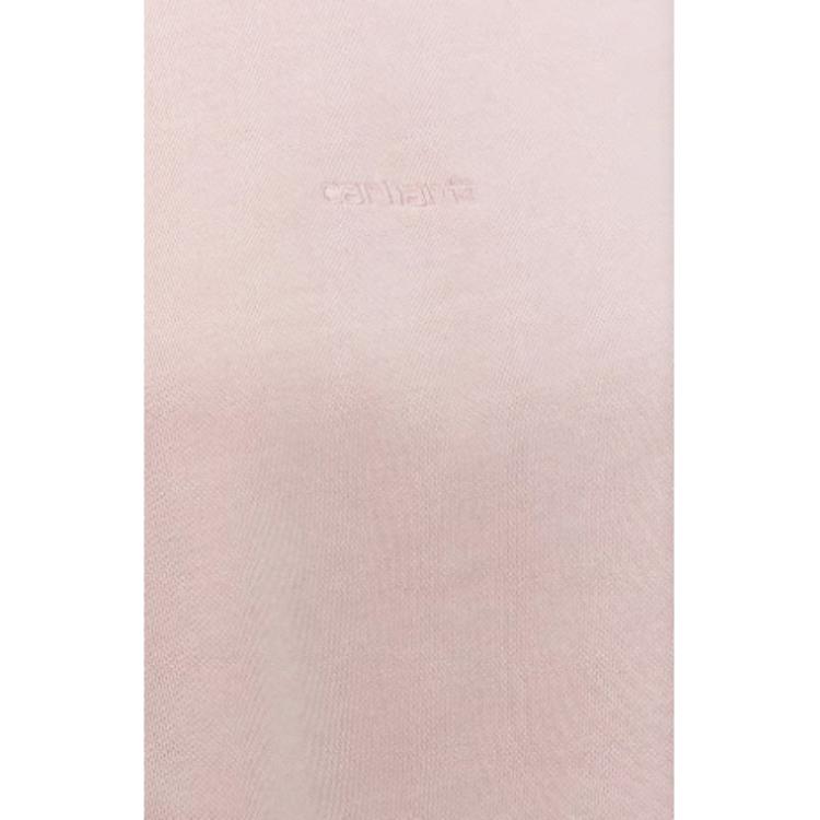 Carhartt WIP Однотонный свитшот с длинным рукавом и спущенной линией плеча, круглым вырезом, женский, розовый I0345112P7GD