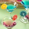 Wine Glass Markers Set of 6 Fruit Silicone Drink Glass Tags Recognizer Cup Labels Signs Distinguisher