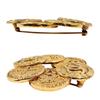 Used CHANEL Brooch Coco Mark Vintage Gold