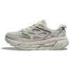 HOKA Clifton L Suede Vaporous Barley Unisex Sneakers Grey 1122571-VSB