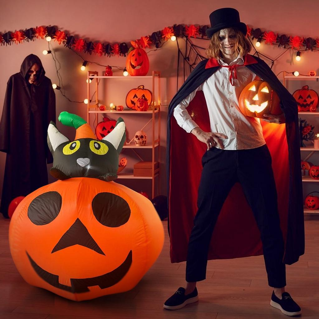 Надувные светящиеся украшения для вечеринки на Хэллоуин, украшения для дома, простые в установке и полные атмосферы