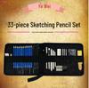 Набор из 33 предметов для начинающих художников-скетчеров для рисования и художественных принадлежностей