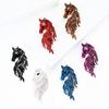 Yousheng Horse Brooch Sparkling Rhinestones Inlaid Enamel Brooch Pin Clothes Hats Bags Badge Fashionable Accessory