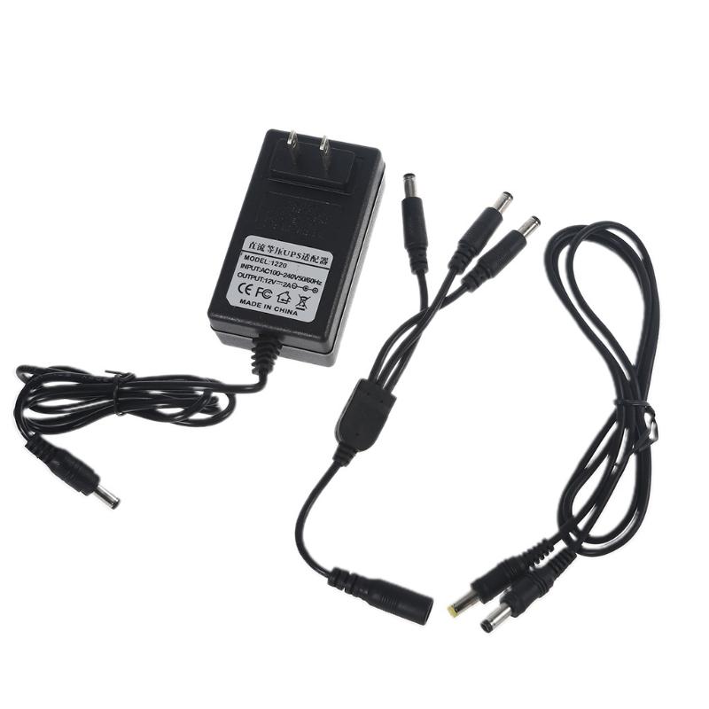 5-в-1 USB 5В + 12В 5.5x2.1мм ИБП Источник бесперебойного питания 13200 мАч Powerbank для Роутера Модема Мобильного телефона Камеры видеонаблюдения