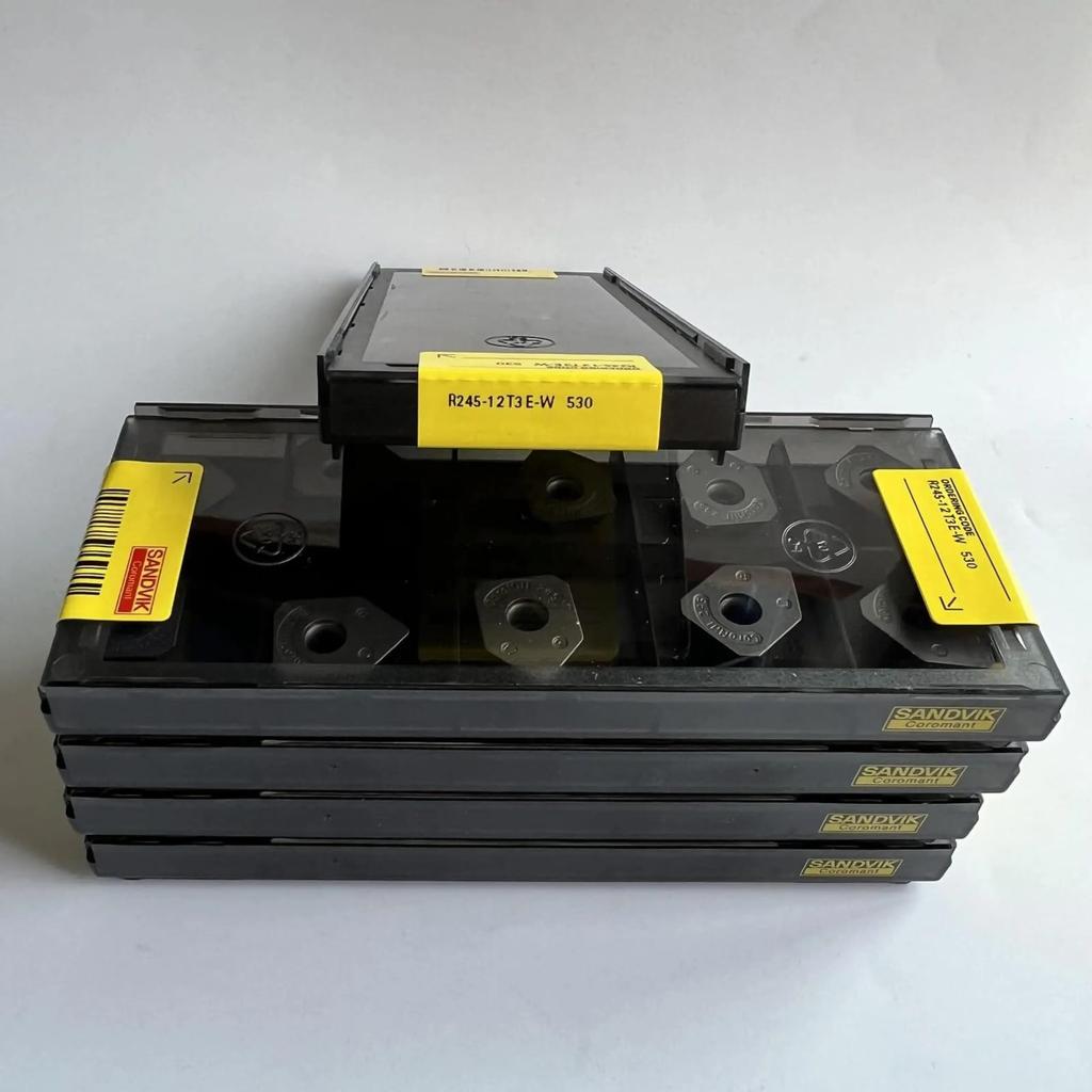Original Sandvik / R245-12T3E-W 530 /Carbide CNC Blade 10 PCS