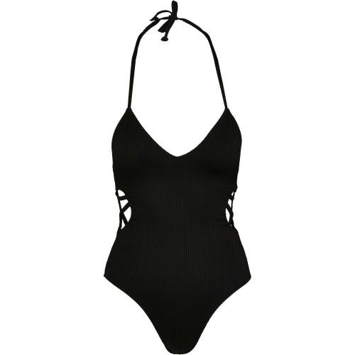 Urban Classics Womens/Ladies Ribbed One Piece Swimsuit
