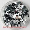 Серебряные Бисерные Пайетки для DIY Одежды и Декоративной Отделки