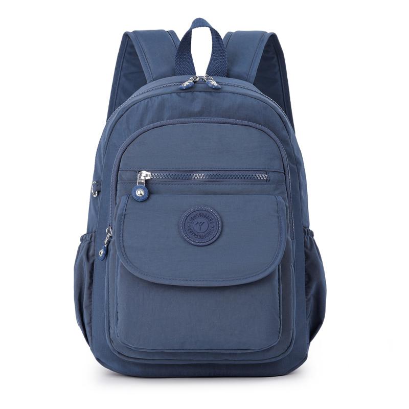 Однотонный рюкзак женский Оксфордский рюкзак школьный рюкзак для студента