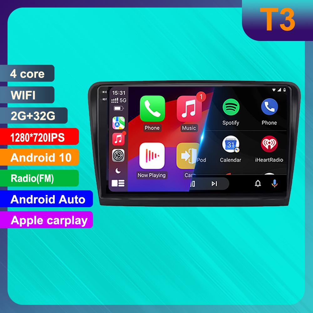 Skoda Superb 2 B6 Android Навигация и Система CarPlay с HD Камерой Заднего Вида