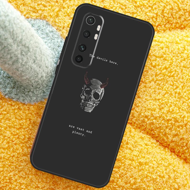 Черная Эстетика Чехол-череп Скелет Для Xiaomi 15 14 Ultra 13T 14T 15T 17 Pro Max Чехол Для POCO X7 F8 Pro X3 X5 X6 F5 F6 F7