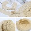 Fashion Lace Baby Hat Summer Lace Up Straw Hats For Kids Girls Panama Fisherman Beach Sunshade Cap