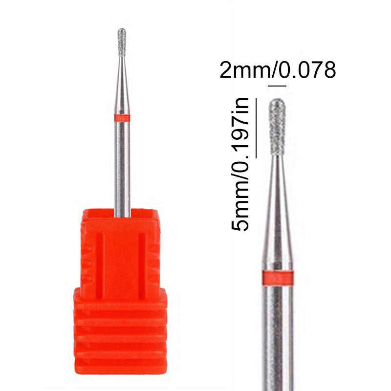 Diamond Milling Cutter Nail Drill Bits Set For Manicure Accessory Pedicure Eletric Machine Nail Bit Brush Burr Tool