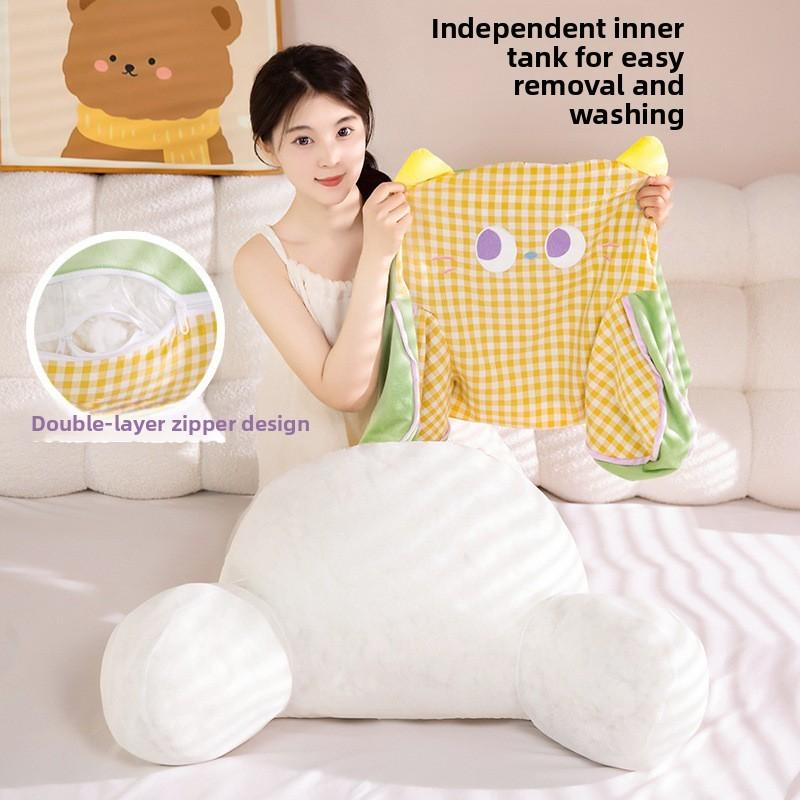 Dopamine Cartoon Bed Headboard Pillow Soft Cushion For Bed Sofa Lounge Relaxation