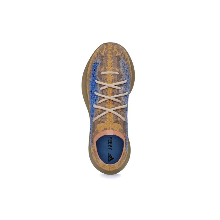 adidas Кроссовки унисекс Yeezy Boost 380 Blue Oat с антибликовым покрытием Коричневые Q47306