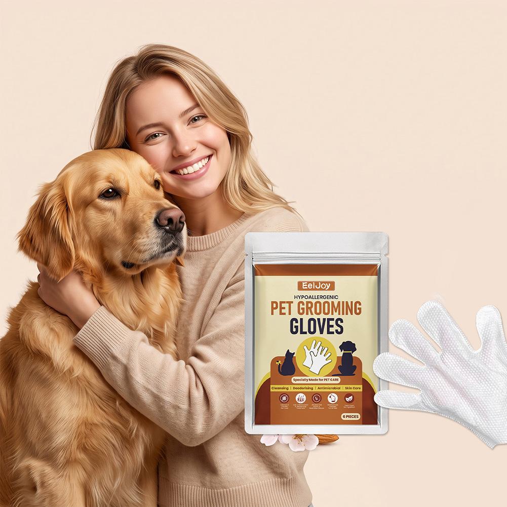 Disposable Pet Cleaning Gloves,Deep Cleaning Dry Cleaning Gloves,Hypoallergenics Grooming Gloves For Pet,Pet Cleaning Supplies