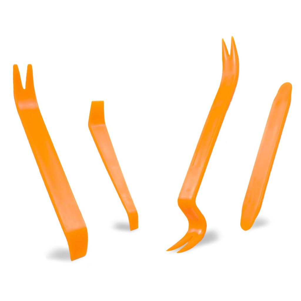 TORMEN Interior Peeling Inner Lining Peeling Removal Tool Automotive Rivet Dash Door Radio Trim Panel Peeling 4 Pieces (Reinforcement)