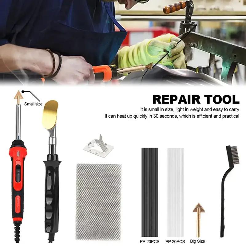 50/100W Car Bumper Repair Soldering Iron 220V Soldering Iron Tip Repair Tool Adjustable Temperature Welding Rework Station