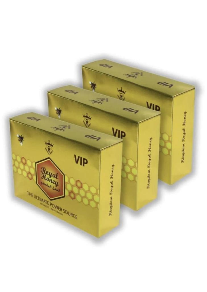 3 Piece Royal Honey Honey Wonderful Honey 3X 12x20g Performance Effective (24 Hours Effective)