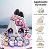 1pc Cartoon Hello Kitty's Magical Adventure Blanket,Living Room, Travel, Camping, Car Blankets, Beach, Office Naps, Seasonal Home Decorative Throw Gif