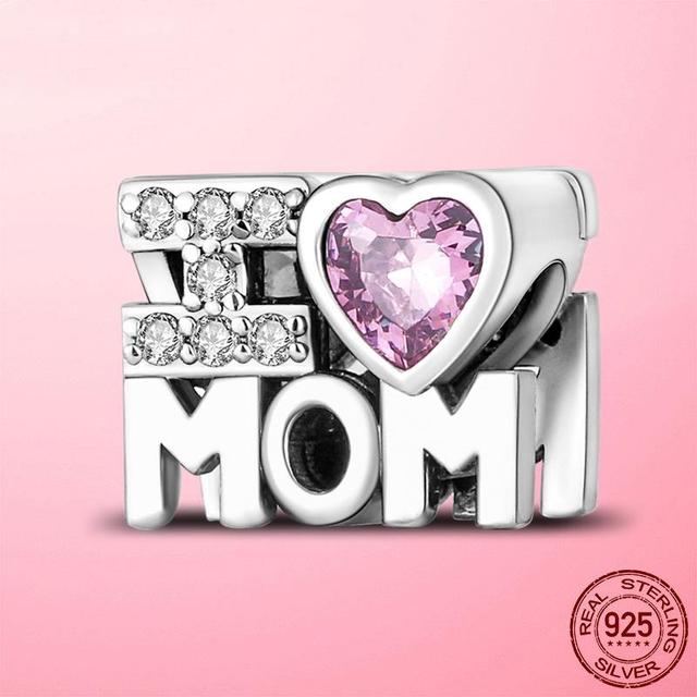 925 Sterling Silver O Pendant Love Heart Snake CZ Clip Charm Beads Fit Original Women Bracelet Bangle Silver 925 Jewelry