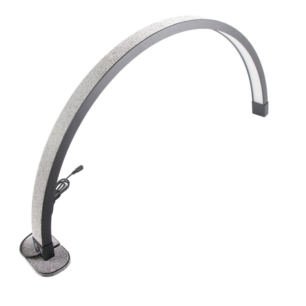 Half Moon Nail Desk Lamp 22 Inch 2700K To 5600K Dimmable LED Half Moon Light for Lash Extension