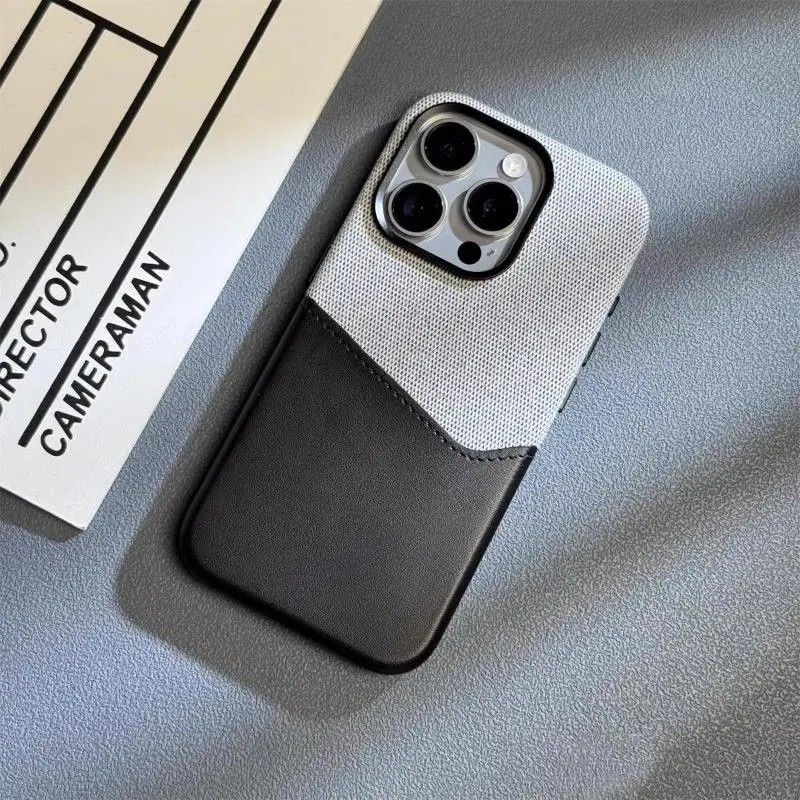 Чехол для iPhone Чехол для iPhone — магнитная беспроводная зарядка MagSafe, чехол для телефона-карты, держатель для карт, для iPhone 15 promax 14 13 12 и т. д.