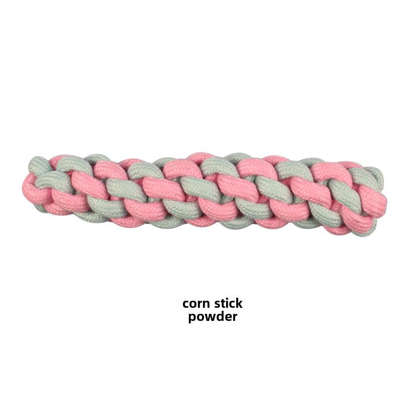 Игрушки для прорезывания зубов у щенков из хлопчатобумажного узелка, устойчивые к жеванию - Основы дрессировки маленьких собак