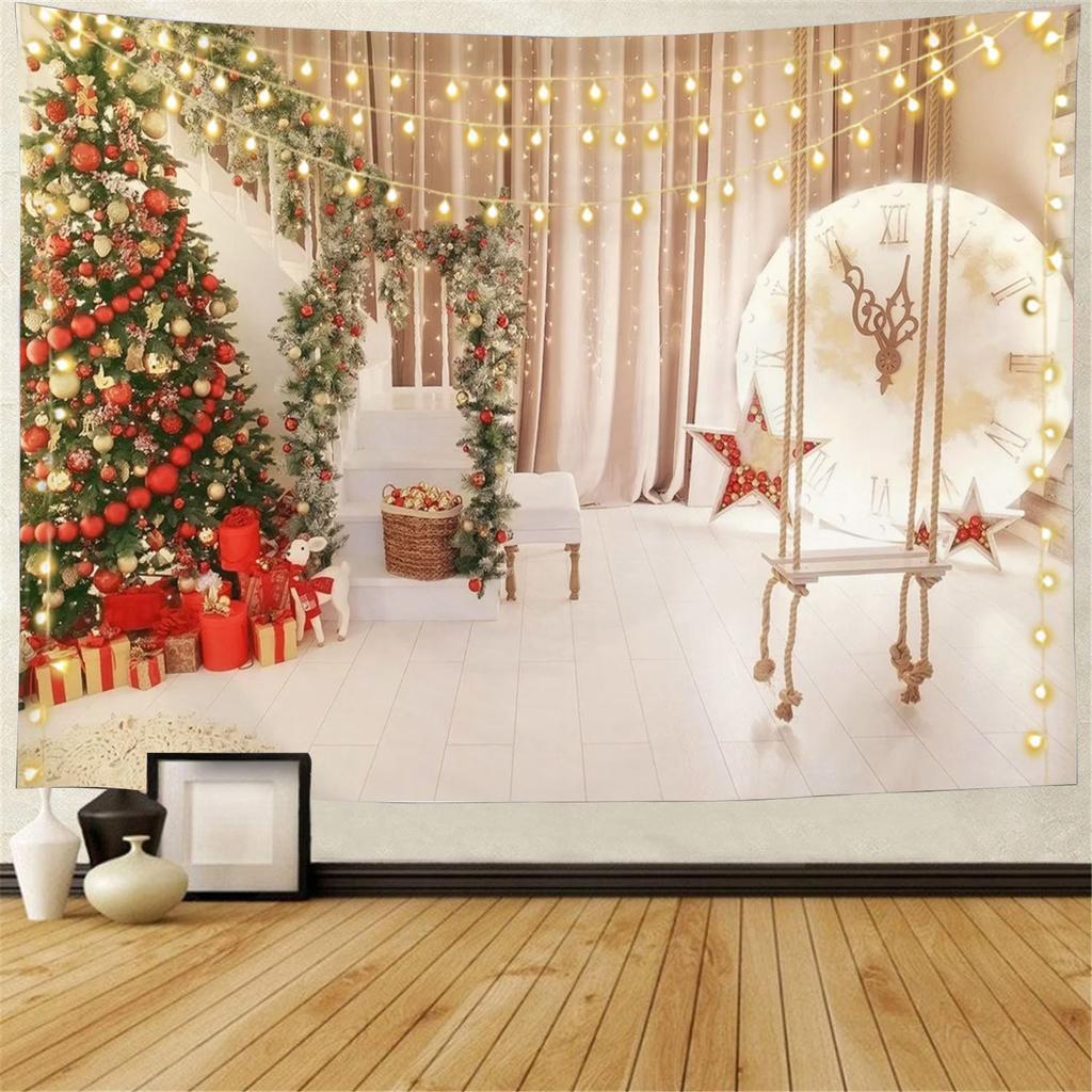 Snow Wall Hanging Tapestry Christmas Wall Hanging Tree Wall Hanging Gorgeous Christmas Tree Fireplace Gifts